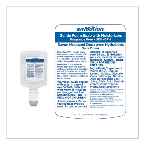 Gp Enmotion Automated Touchless Soap Refill, 1200 Ml, Unscented, 2-carton