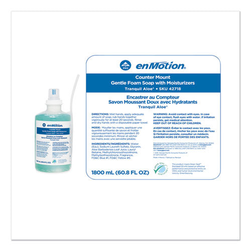 Gp Enmotion® Counter Mount Soap Refill, 1800 Ml, Tranquil Aloe, 2-carton