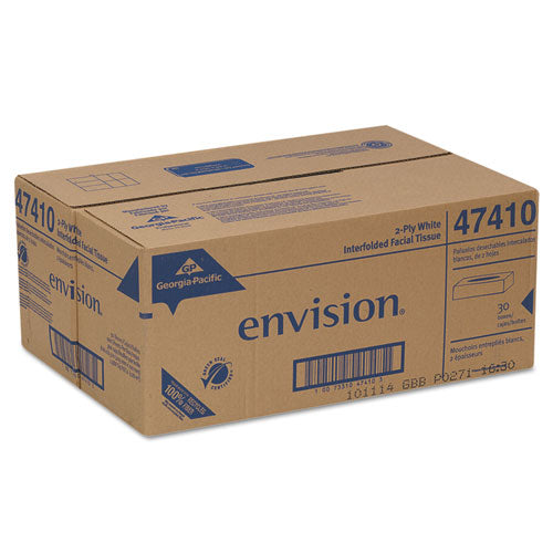 Facial Tissue, 2-ply, White, 100 Sheets-box, 30 Boxes-carton