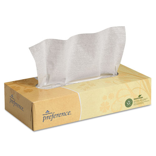 Facial Tissue, 2-ply, White, Flat Box, 100 Sheets-box, 30 Boxes-carton