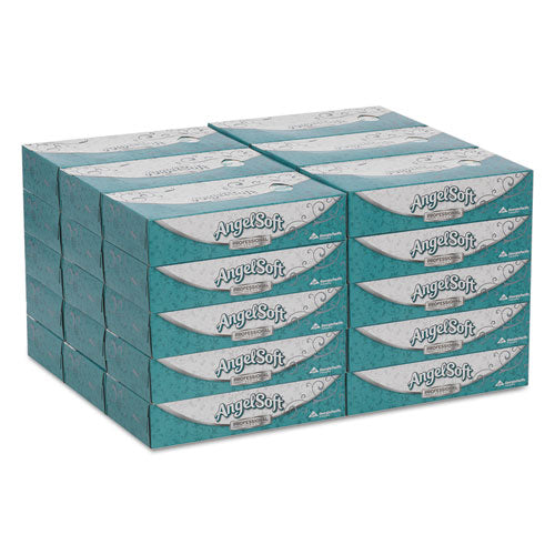 Premium Facial Tissues, 2-ply, White, 100 Sheets-flat Box, 30 Boxes-carton