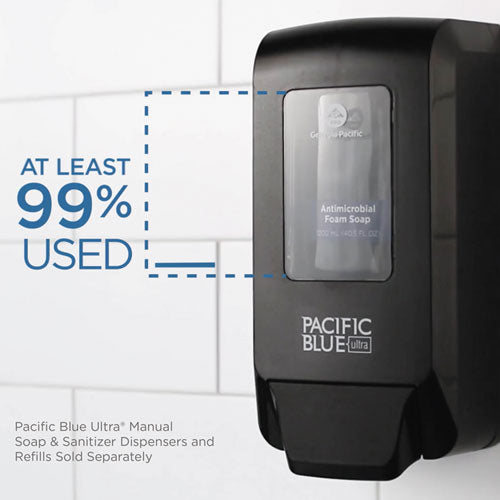 Pacific Blue Ultra Soap-sanitizer Dispenser 1200 Ml Refill, 5.6" X 4.4" X 11.5", Black