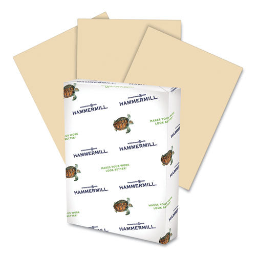 Colors Print Paper, 20lb, 8.5 X 11, Tan, 500-ream