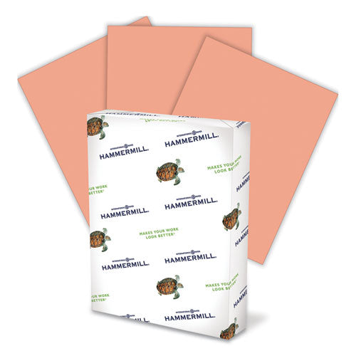 Colors Print Paper, 20lb, 8.5 X 11, Salmon, 500-ream