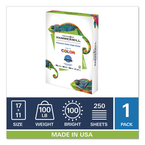 Premium Color Copy Cover, 11 X 17, Smooth Photo White, 250-pack