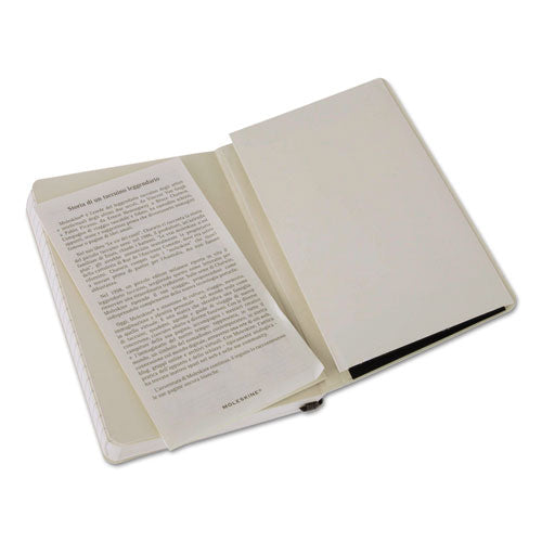 Classic Softcover Notebook, Narrow Rule, Black Cover, 5.5 X 3.5, 192 Sheets