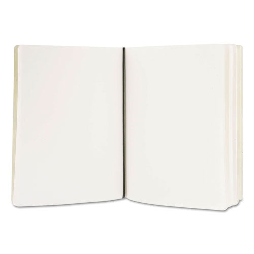 Classic Softcover Notebook, 1 Subject, Unruled, Black Cover, 10 X 7.5, 192 Sheets