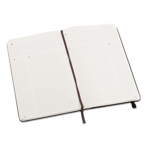 Professional Notebook, Narrow Rule, Black Cover, 8.25 X 5, 240 Sheets
