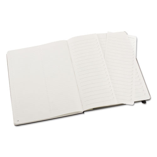 Professional Notebook, Narrow Rule, Black Cover, 8.25 X 5, 240 Sheets