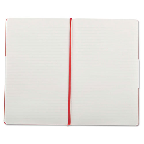 Classic Colored Hardcover Notebook, Narrow Rule, Red Cover, 8.25 X 5, 240 Sheets