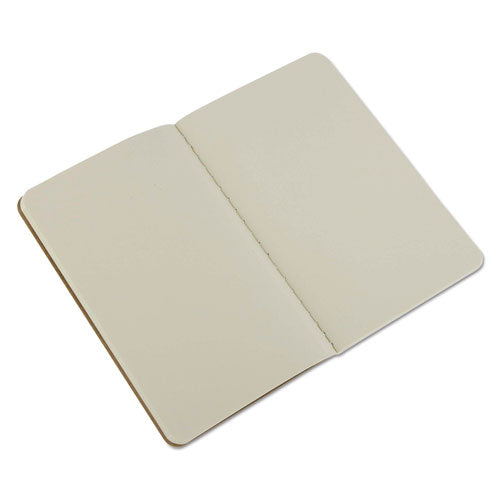 Cahier Journal, Unruled, Kraft Brown Cover, 5.5 X 3.5, 64 Sheets, 3-pack
