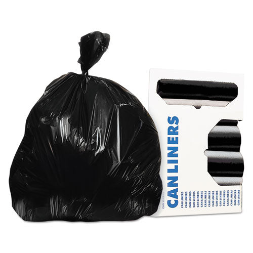 Linear Low Density Can Liners With Accufit Sizing, 23 Gal, 0.9 Mil, 28" X 45", Clear, 200-carton
