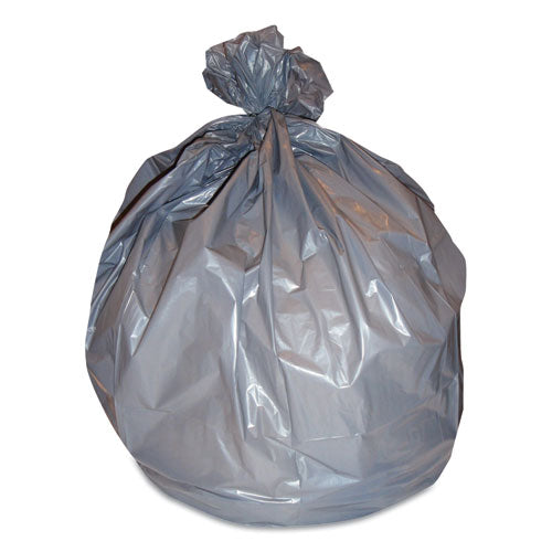 Low-density Can Liners, 33 Gal, 1.5 Mil, 33 X 40, Silver, 100-carton