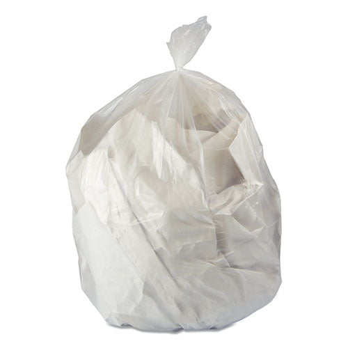 Linear Low-density Can Liners, 60 Gal, 4 Mil, 38 X 63, Clear, 35-carton