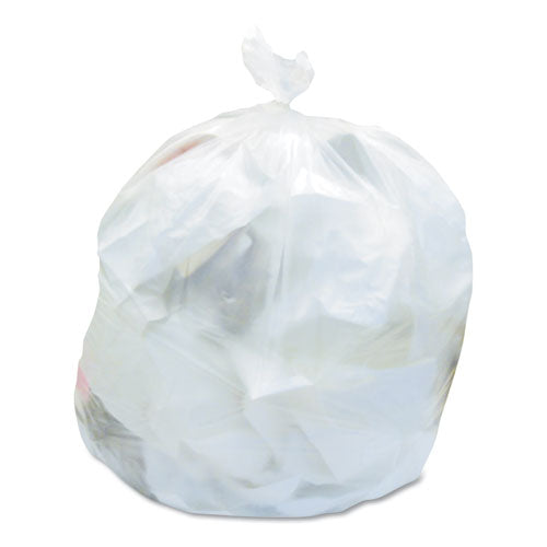 High-density Waste Can Liners, 33 Gal, 13 Microns, 33" X 40", Natural, 500-carton