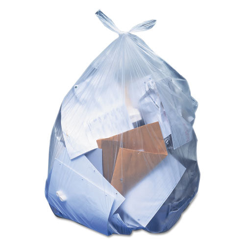 High-density Waste Can Liners, 33 Gal, 13 Microns, 33" X 40", Natural, 500-carton