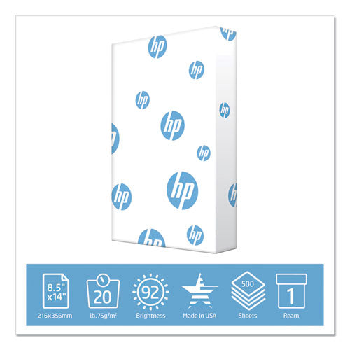 Office20 Paper, 92 Bright, 20lb, 8.5 X 14, White, 500-ream