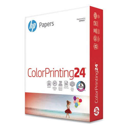Colorprinting24 Paper, 97 Bright, 24lb, 8.5 X 11, White, 500-ream