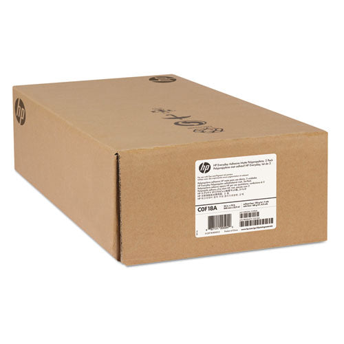 Everyday Adhesive Matte Polypropylene, 2" Core, 24" X 75 Ft, Matte White, 2-pack