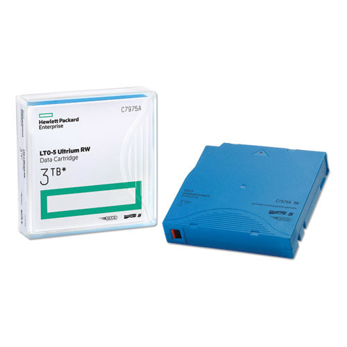 1-2" Ultrium Lto-5 Cartridge, 2775ft, 1.5tb Native-3tb Compressed Capacity