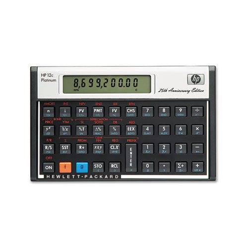 12c Platinum Financial Calculator, 10-digit Lcd