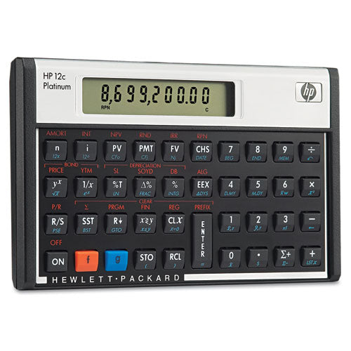 12c Platinum Financial Calculator, 10-digit Lcd