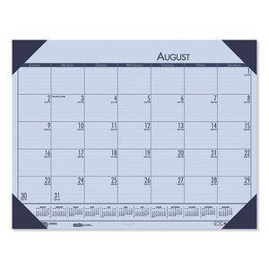 Recycled Ecotones Academic Desk Calendar, 18.5 X 13, Cordovan Corners, 2020-2021
