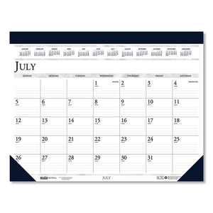 100% Recycled Academic Desk Pad Calendar, 18.5 X 13, 2020-2021