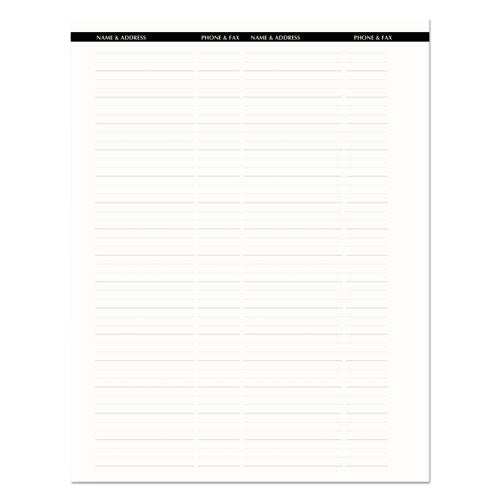 Recycled Professional Academic Weekly Planner, 11 X 8.5, Black, 2020-2021