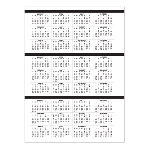 Four-person Group Practice Daily Appointment Book, 11 X 8.5, Black, 2021