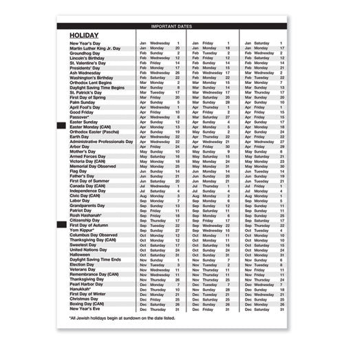 Four-person Group Practice Daily Appointment Book, 11 X 8.5, Black, 2021