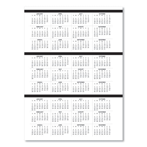 Executive Hardcover Four-person Group Practice Appt. Book, 11 X 8.5, Black, 2021