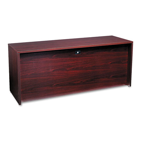 10500 Series 3-4-height Right Pedestal Credenza, 72w X 24d X 29.5h, Mahogany