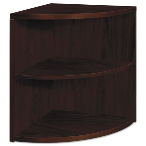 10500 Series Two-shelf End Cap Bookshelf, 24w X 24d X 29-1-2h, Mahogany