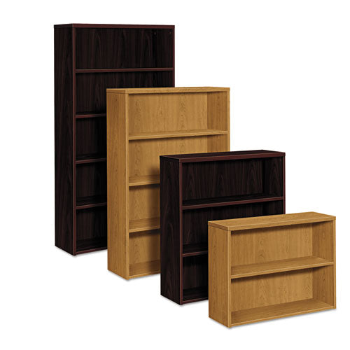 10500 Series Laminate Bookcase, Two-shelf, 36w X 13-1-8d X 29-5-8h, Mahogany