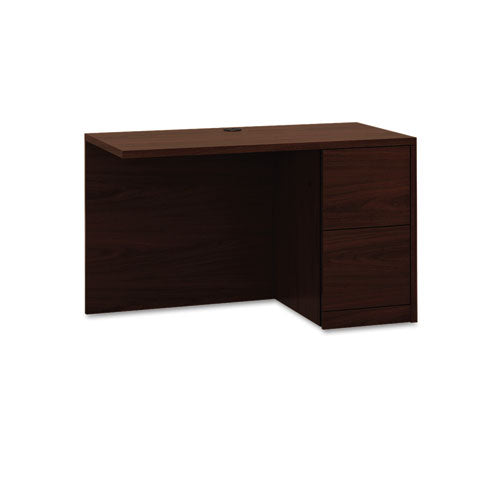 10500 Series L Workstation Return, Full-height Right Ped, 48w X 24d, Mahogany