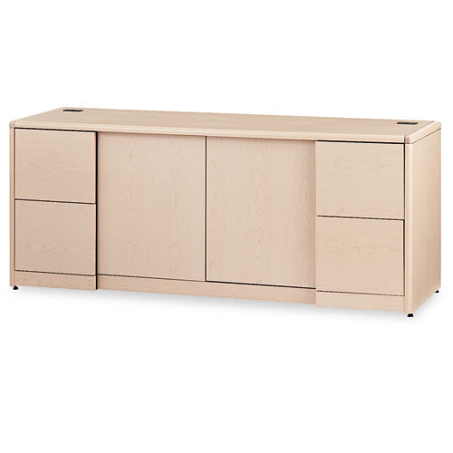 10700 Series Credenza W-doors, 72w X 24d X 29.5h, Mahogany