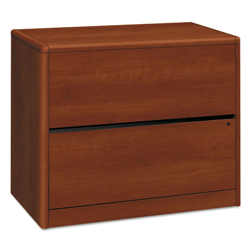 10700 Series Two Drawer Lateral File, 36w X 20d X 29.52h, Cognac