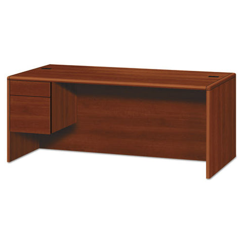 10700 Series Single Pedestal Credenza, 1 Box-file Pedestal, 72w X 29.5h Cognac