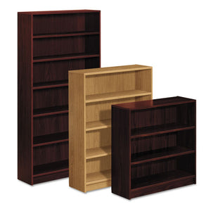 1870 Series Bookcase, Four Shelf, 36w X 11 1-2d X 48 3-4h, Mahogany