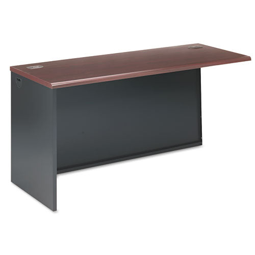 38000 Series Return Shell, Left, 60w X 24d X 29-1-2h, Mahogany-charcoal