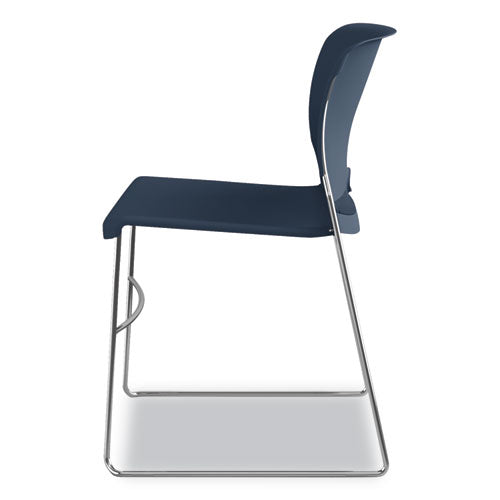 Olson Stacker High Density Chair, Regatta Seat-regatta Back, Chrome Base, 4-carton