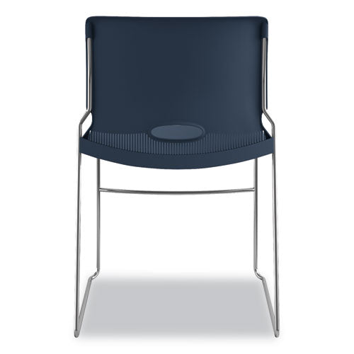 Olson Stacker High Density Chair, Regatta Seat-regatta Back, Chrome Base, 4-carton