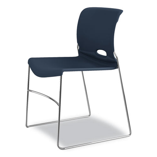 Olson Stacker High Density Chair, Regatta Seat-regatta Back, Chrome Base, 4-carton
