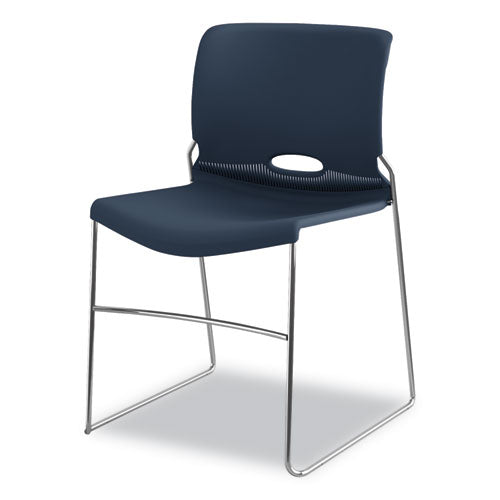 Olson Stacker High Density Chair, Regatta Seat-regatta Back, Chrome Base, 4-carton