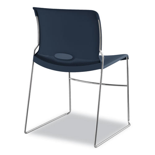 Olson Stacker High Density Chair, Regatta Seat-regatta Back, Chrome Base, 4-carton