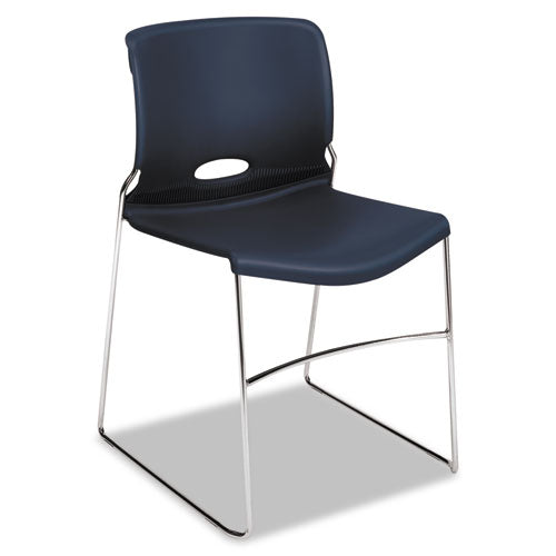 Olson Stacker High Density Chair, Regatta Seat-regatta Back, Chrome Base, 4-carton