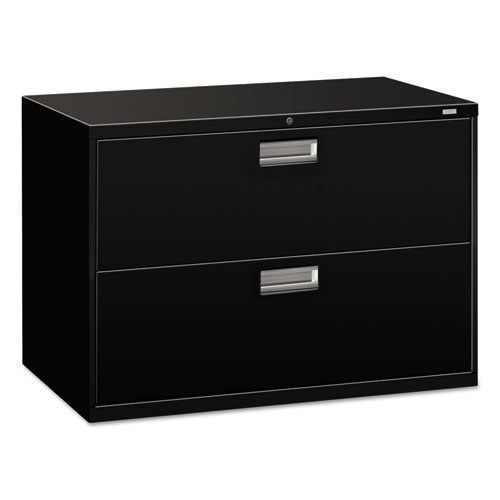 600 Series Two-drawer Lateral File, 42w X 18d X 28h, Black