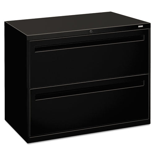 700 Series Two-drawer Lateral File, 36w X 18d X 28h, Black