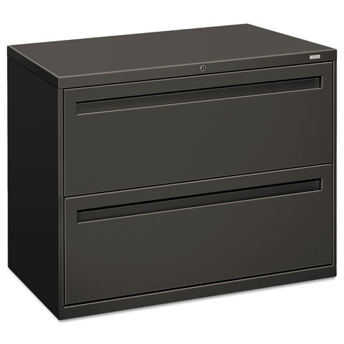 700 Series Two-drawer Lateral File, 36w X 18d X 28h, Charcoal